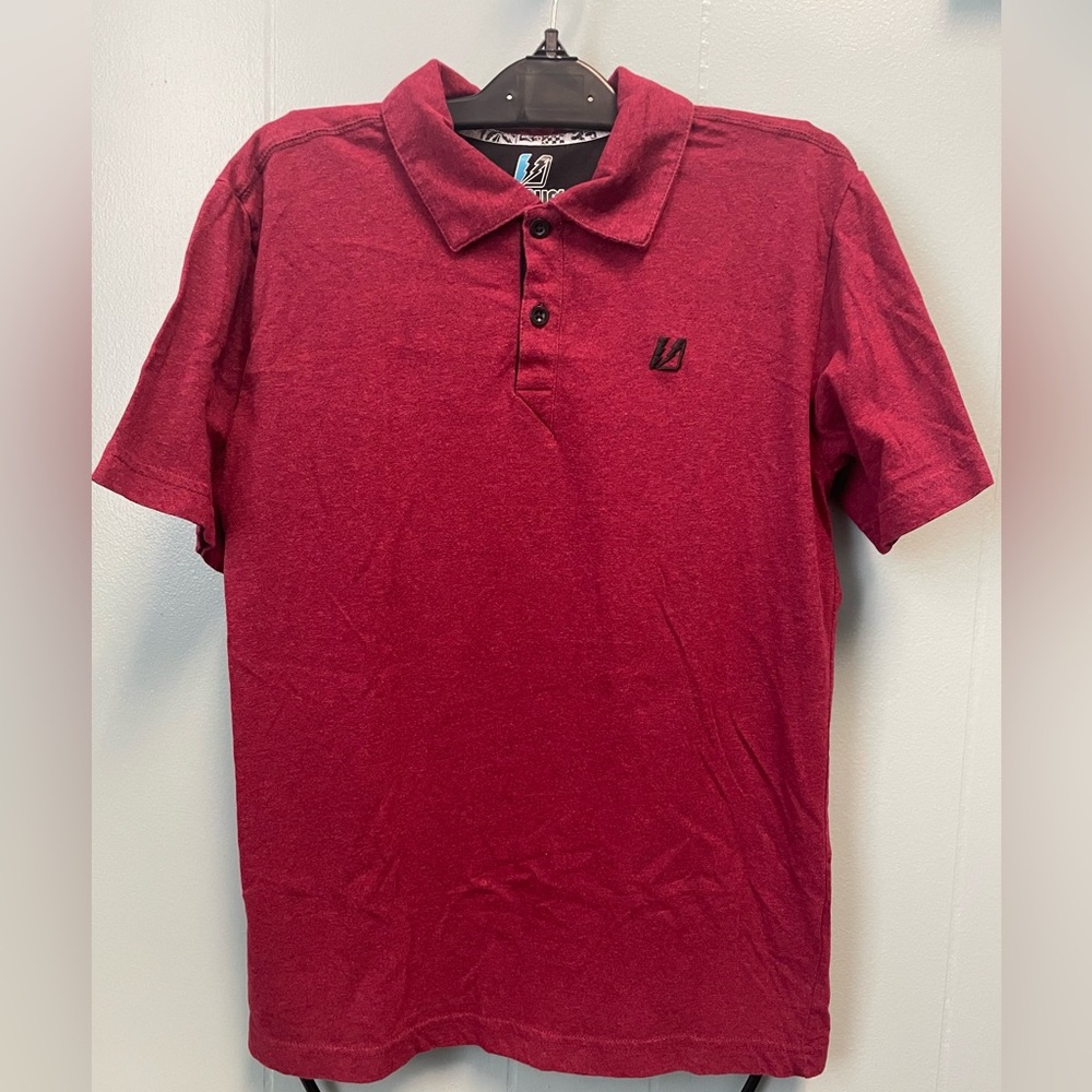 Kids Maroon Amplify Polo Shirt